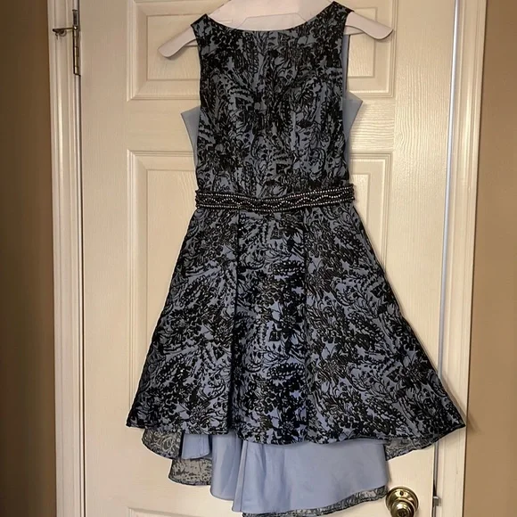 Juniors Semi Formal Dress. | Color: Black/Blue | Size: 2 | Srussell318's Closet